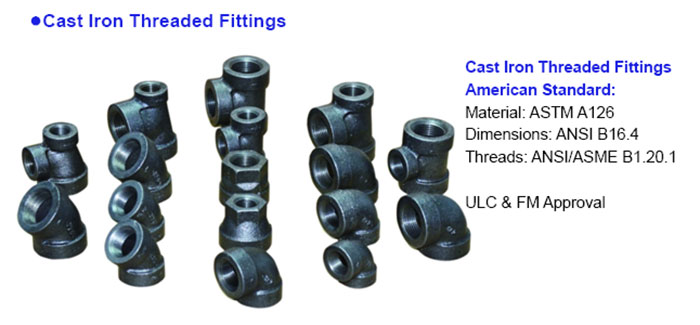 Cast Iron Threaded Pipe Fittings - Huazeen